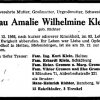 Richter Amalie 1893-1967 Todesanzeige